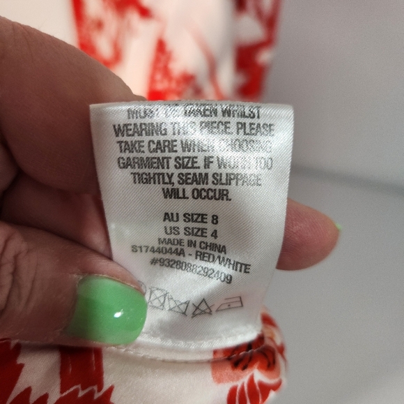 Scanlan Theodore Silk Dress, Size 4 - Picture 4 of 10